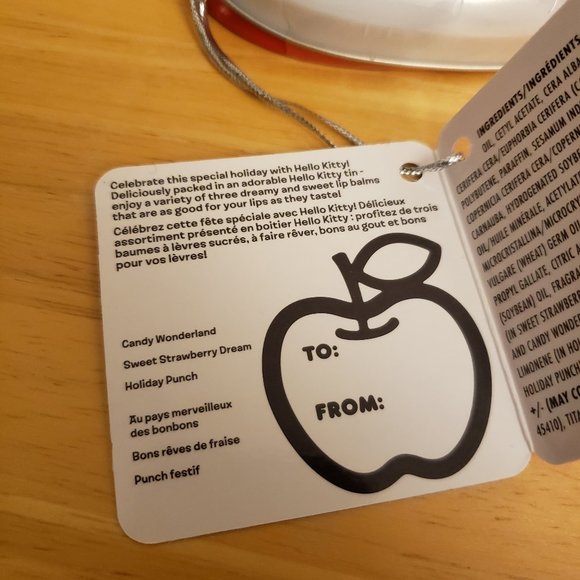 Hello Kitty Lip Smacker Tin Can Set + Lip Smacker Brush Set - Picture 9 of 10